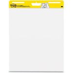 Self Stick Wall Easel Unruled Pad, 25 x 30, White, 30 Sheets, 2 Pads/Carton