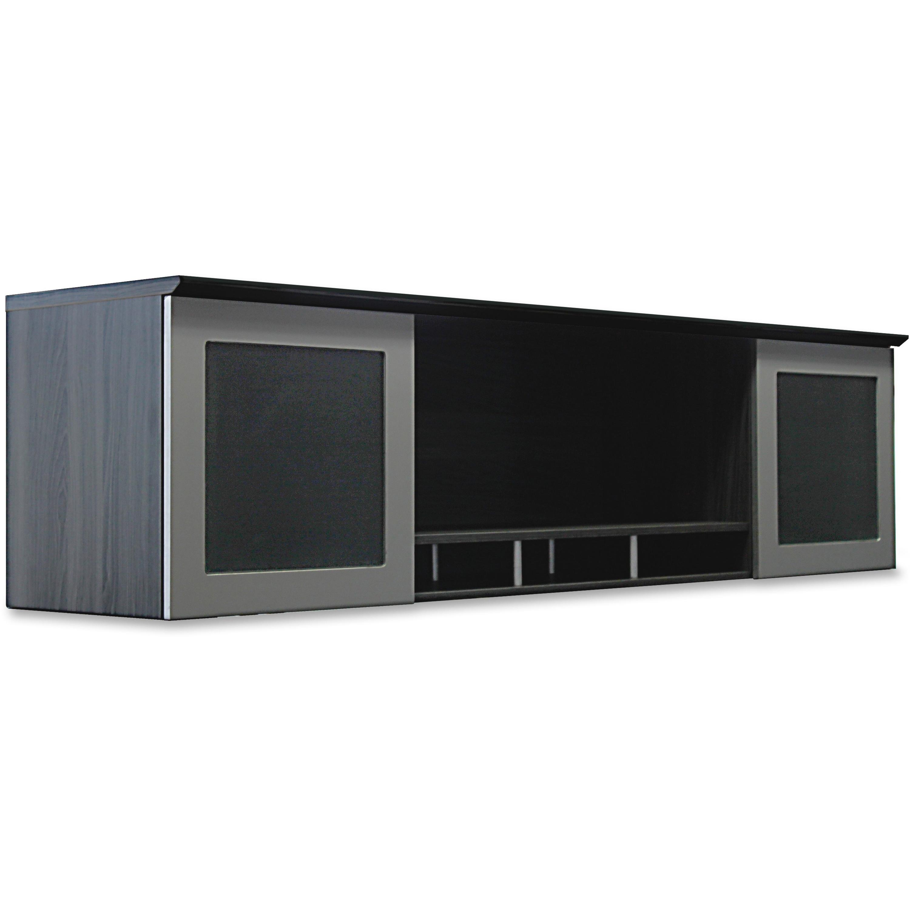 Hutch, 15"x72"x18-1/4", Gray Steel