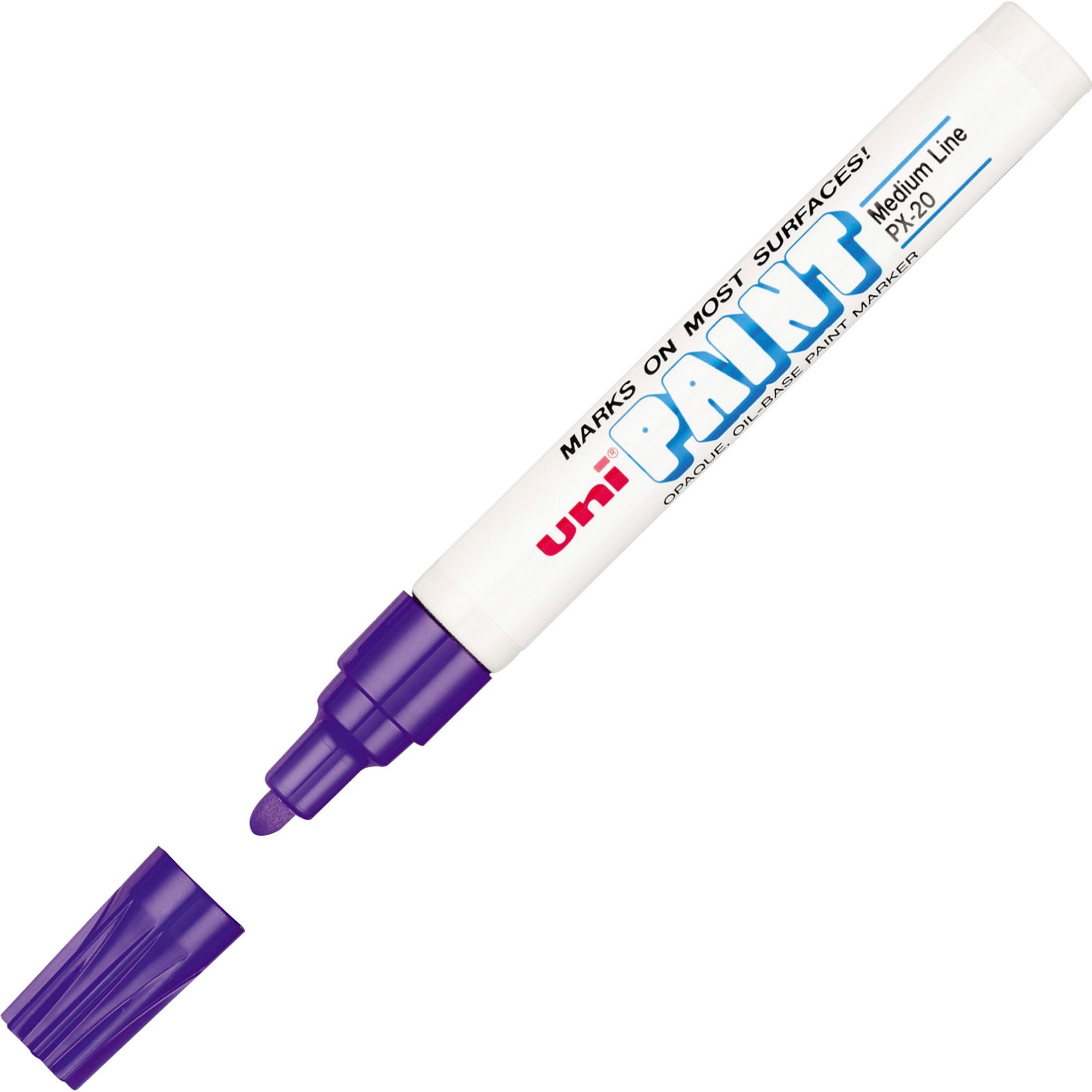 Marker, Oil-Based, Medium Point, 12/DZ, Violet