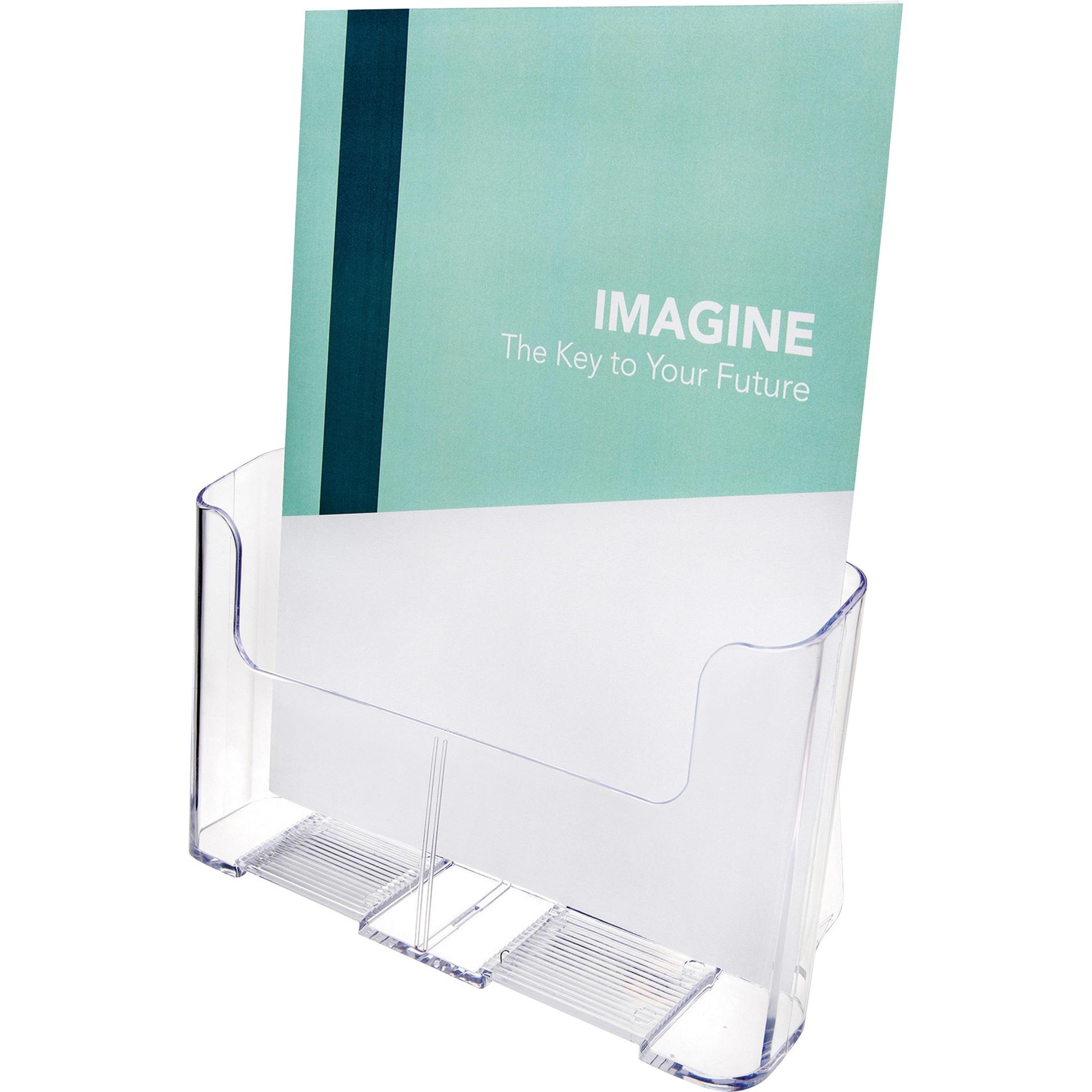 Heavy-Duty Fiberboard Magazine File with PVC Laminate, 4