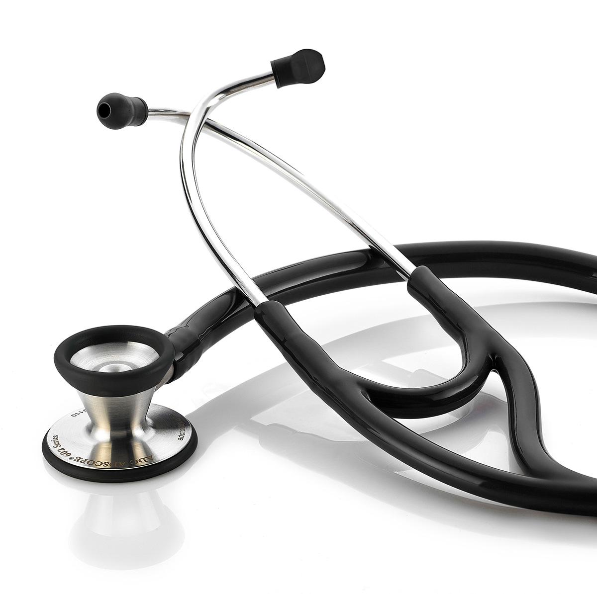 ADC Adscope™ Traditional Cardiology Stethoscope, Black