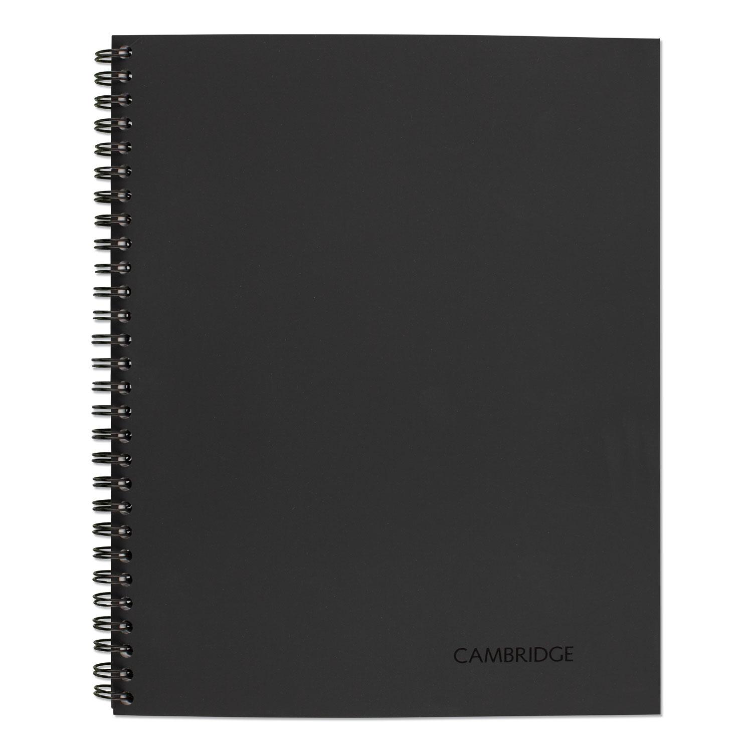 Cambridge® Side Bound Ruled Meeting Notebook, Legal Rule, 11 x 8 1/2, 80 Sheets