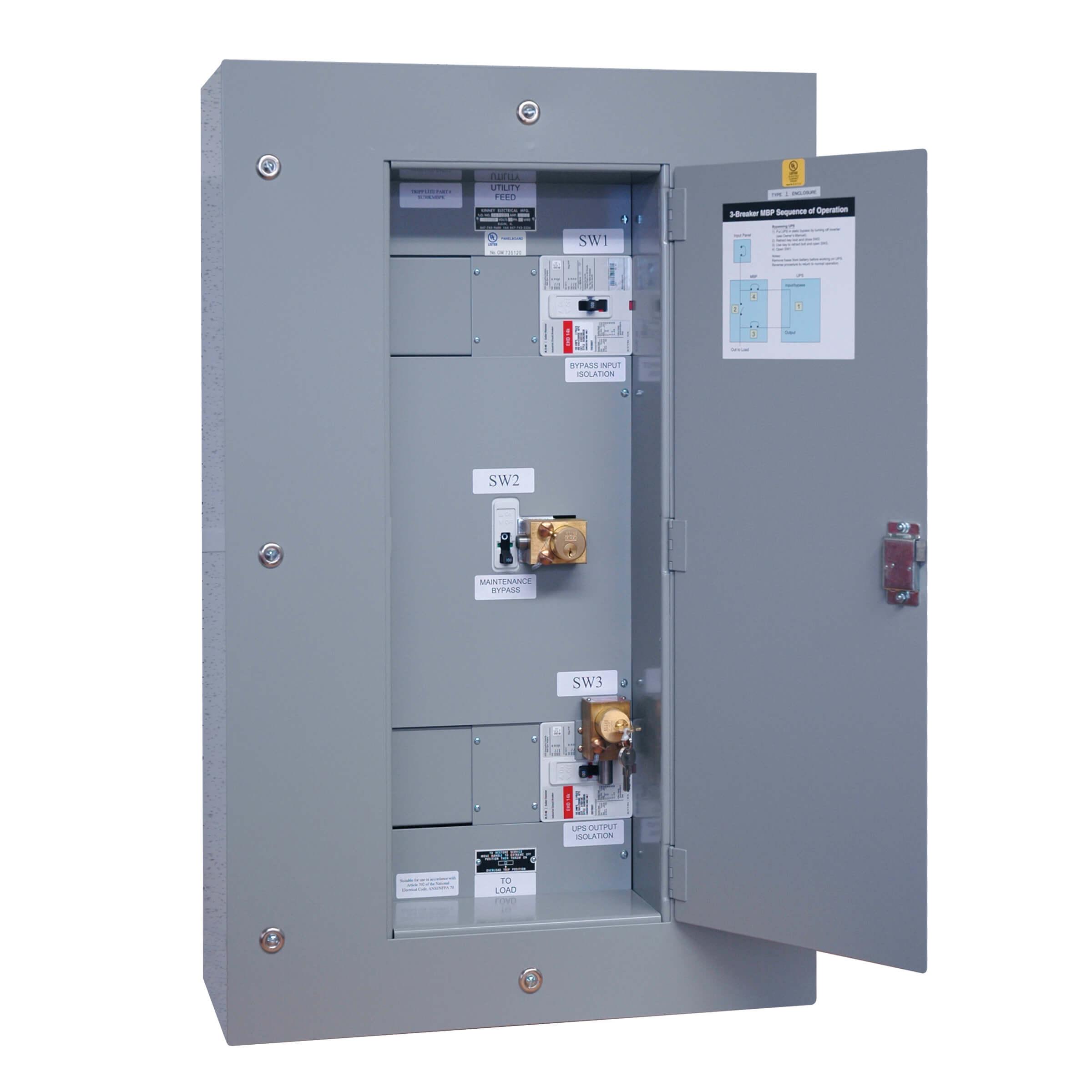 440V 3 Breaker Bypass Panel For Su6