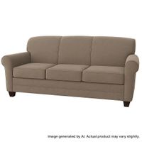Quick-Ship Elkhart Apartment-Size Sofa with Preferred Seat Deck in Vinyl Fabric