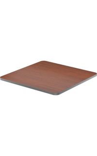 Laminate Tabletop with T-Mold Vinyl Edge, 48" Square