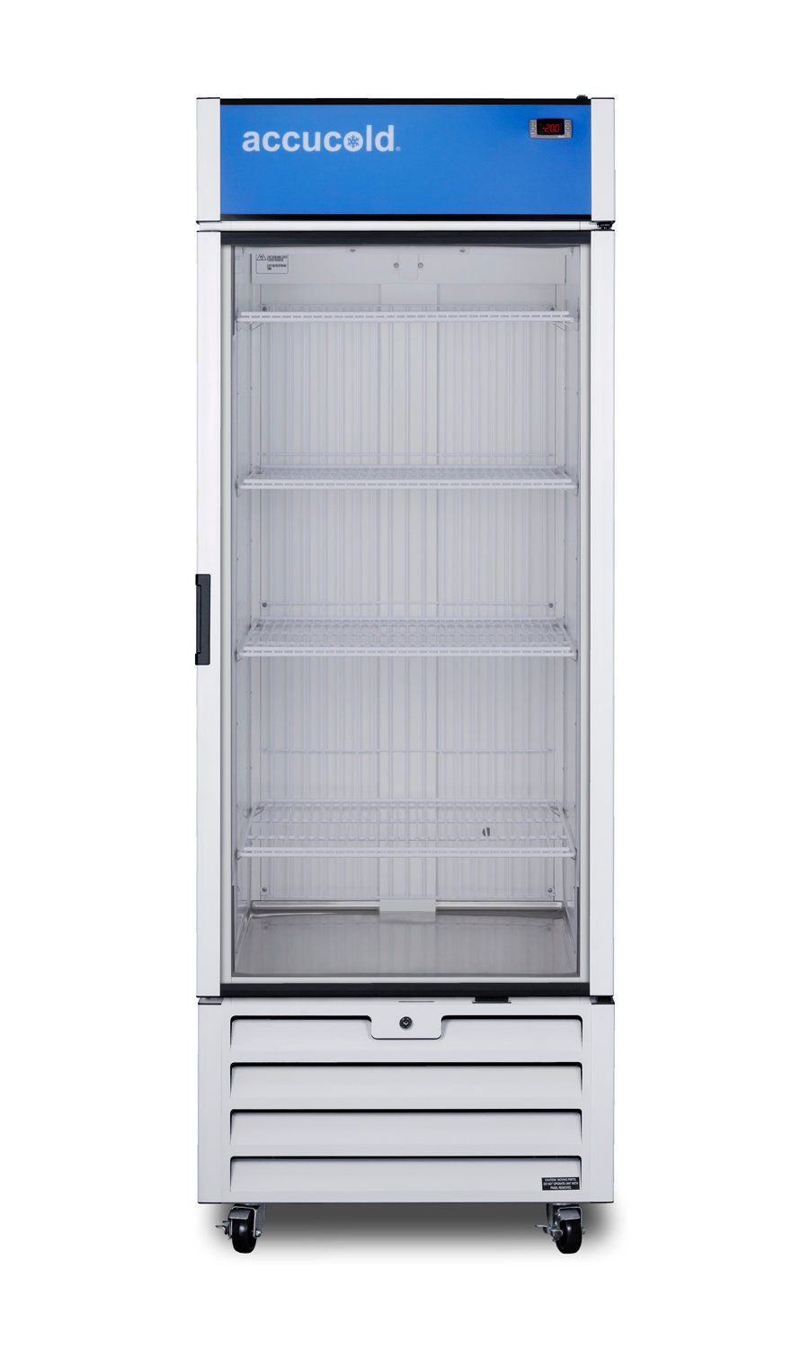 21.34 Cu. Ft. Upright Commercial Display Freezer with Self-Closing ...