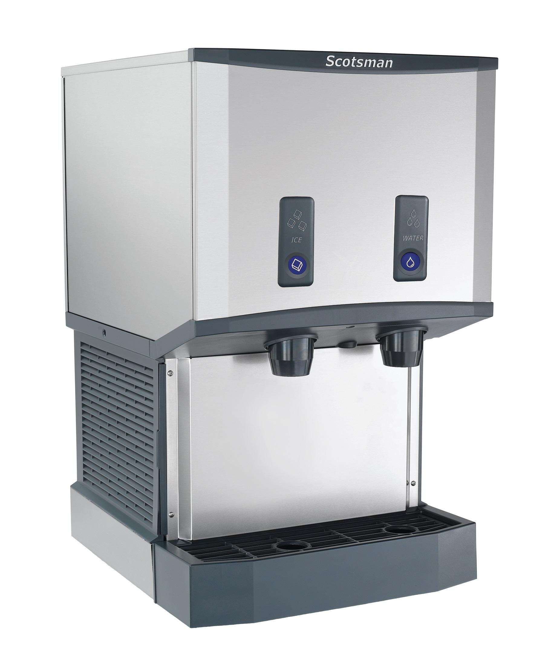 Scotsman "Quick Ship" HID525AB-1 Meridian™ Push-Button Countertop Nugget Ice & Water Dispenser, Air Cooled - Up to 500 lb. Production, 25 lb. Storage
