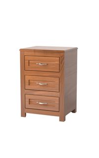 Goldendale 3-Drawer Bedside Cabinet