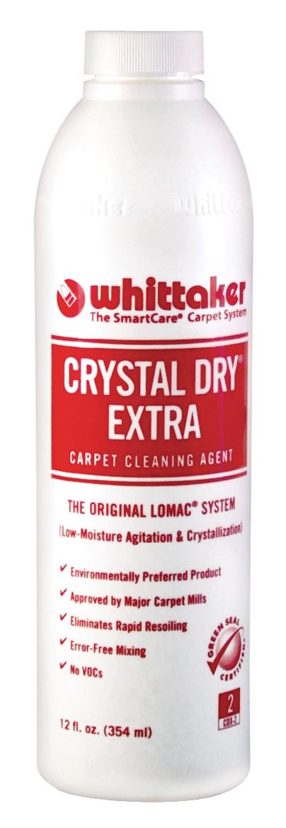 Crystal Dry® Extra, Carpet Cleaning Agent, 12 oz. Case of 24