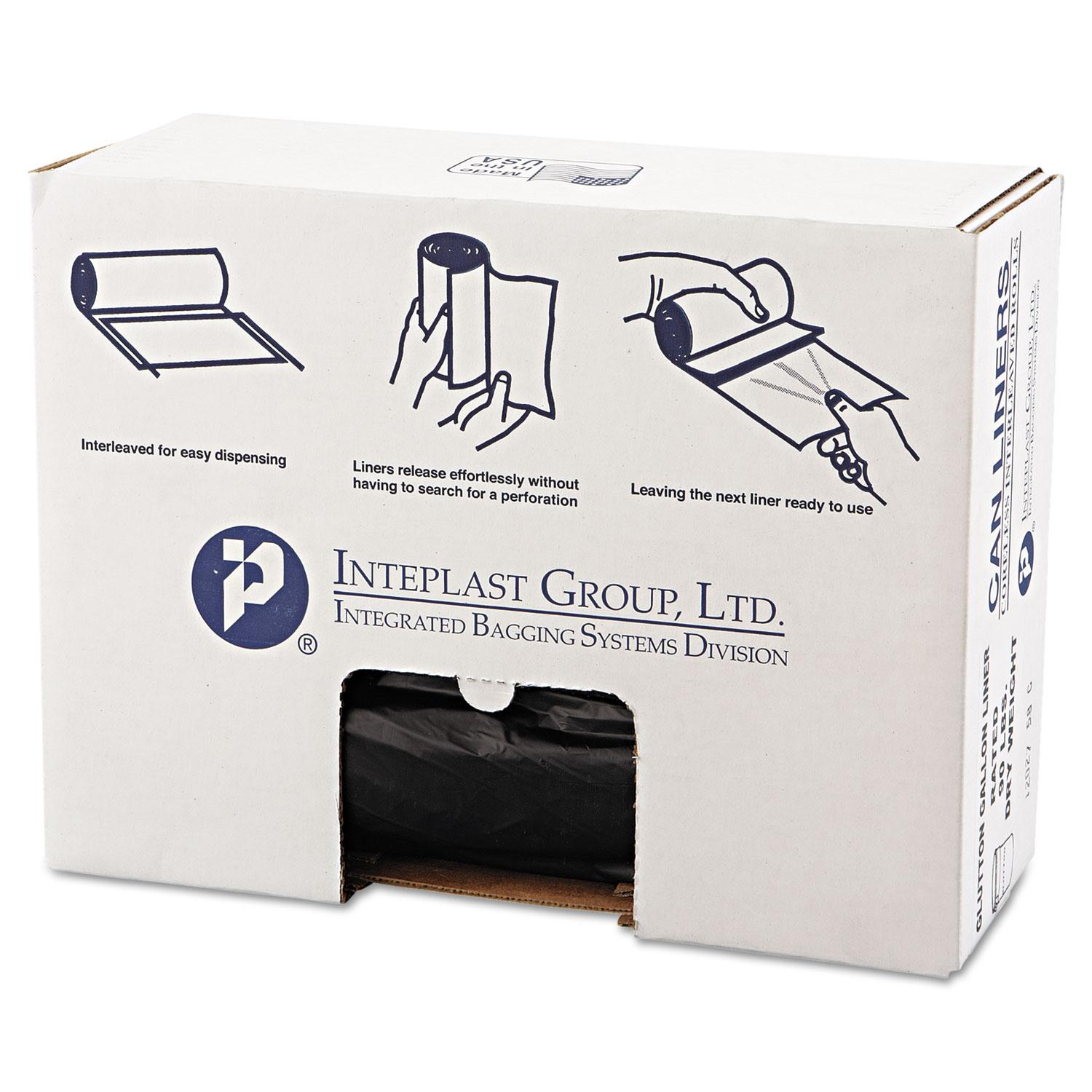 Inteplast Group Interleaved High-Density Can Liners, 36