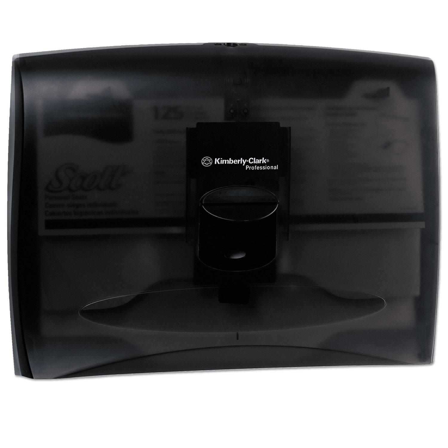 Scott® Personal Seat Toilet Seat Cover Dispenser, 17 2/5 x 3 1/3 x 13, Smoke/Gray