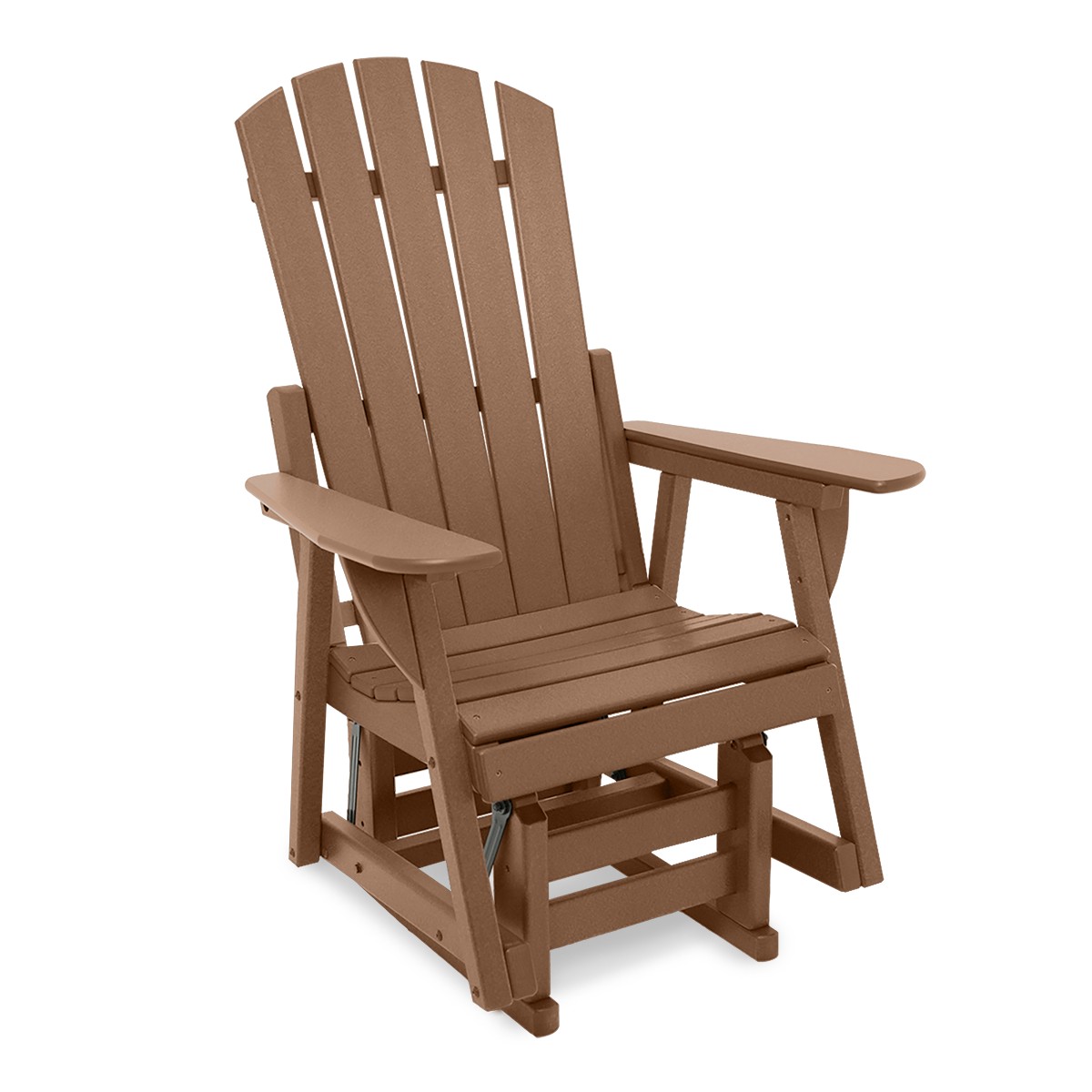 Windsor Adirondack Glider Chair Tete-a-Tete - Frame Finish: Brown ...