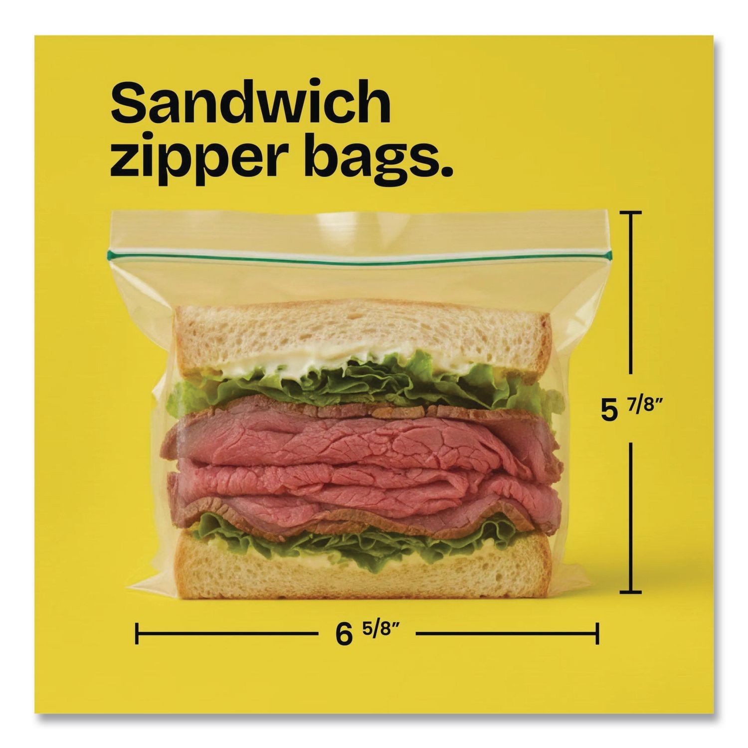 Glad Zipper Sandwich Bags - Thumbnail 5