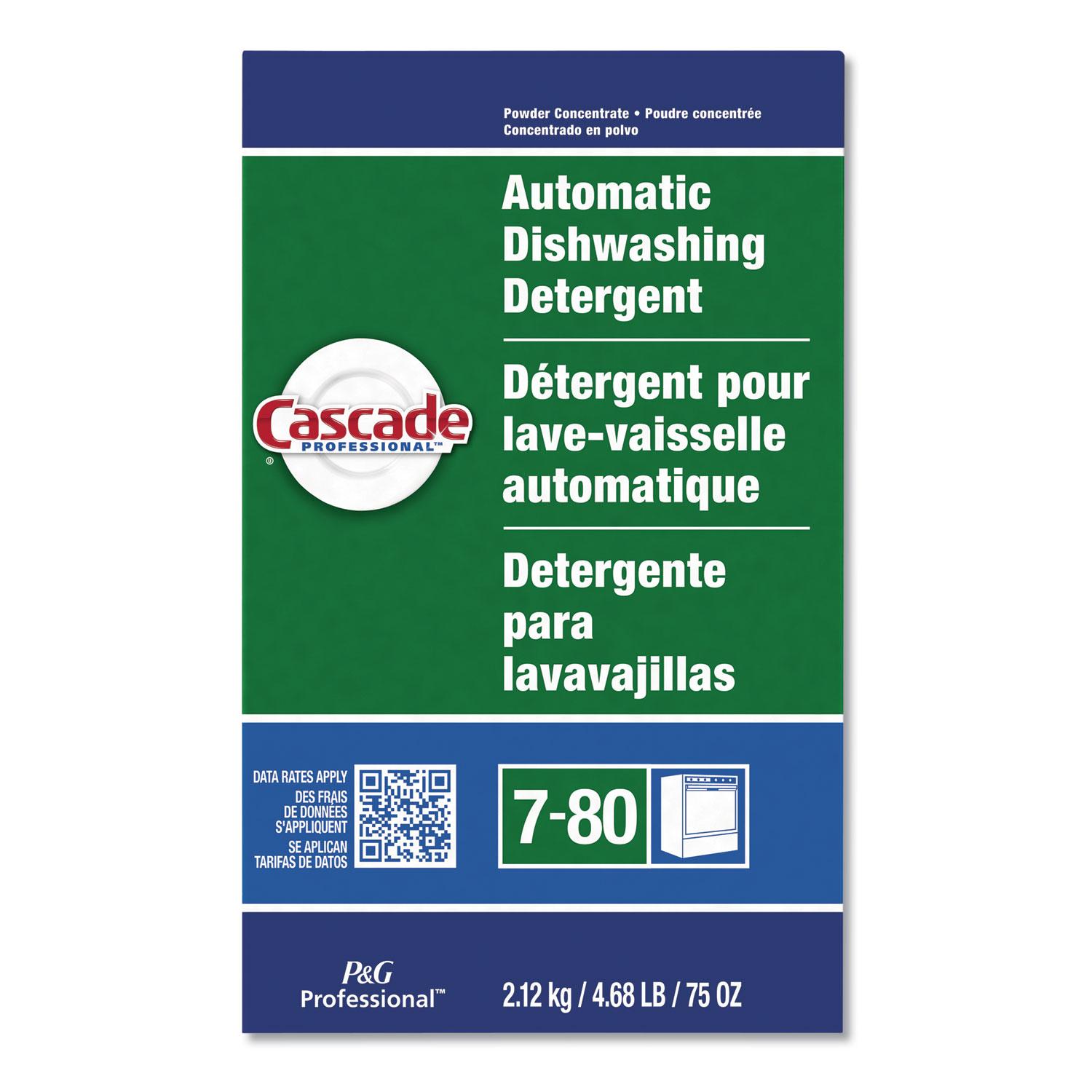 Cascade Professional™ Automatic Dishwasher Powder, Fresh Scent, 75 oz Box