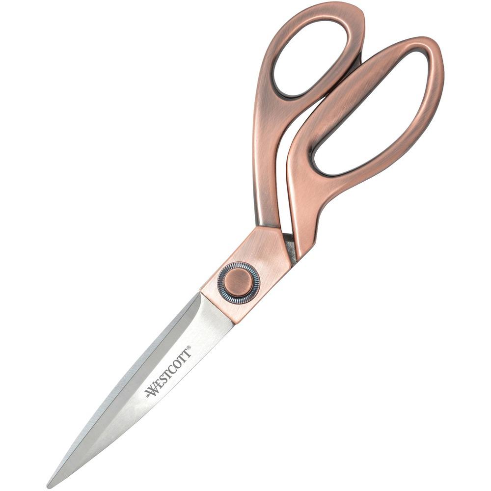 Vintage Metallic Scissors, 8", Copper