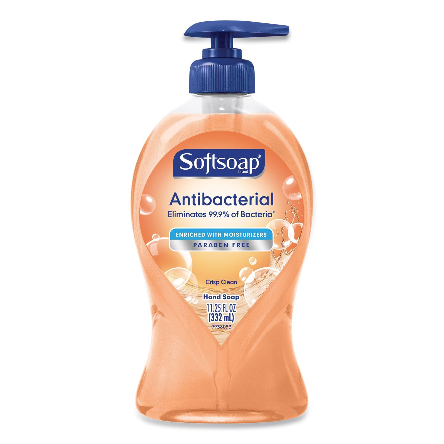 Softsoap® Antibacterial Hand Soap, Crisp Clean, 11 1/4 oz Pump Bottle