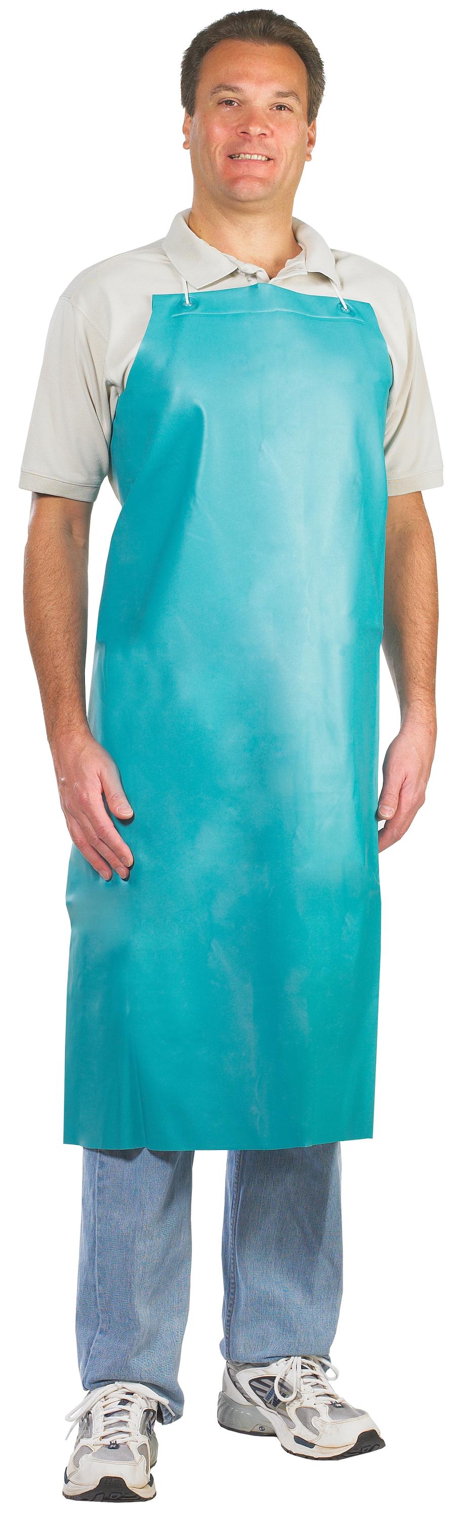 Vinyl Dishwashing Apron - Green - 20 Mil