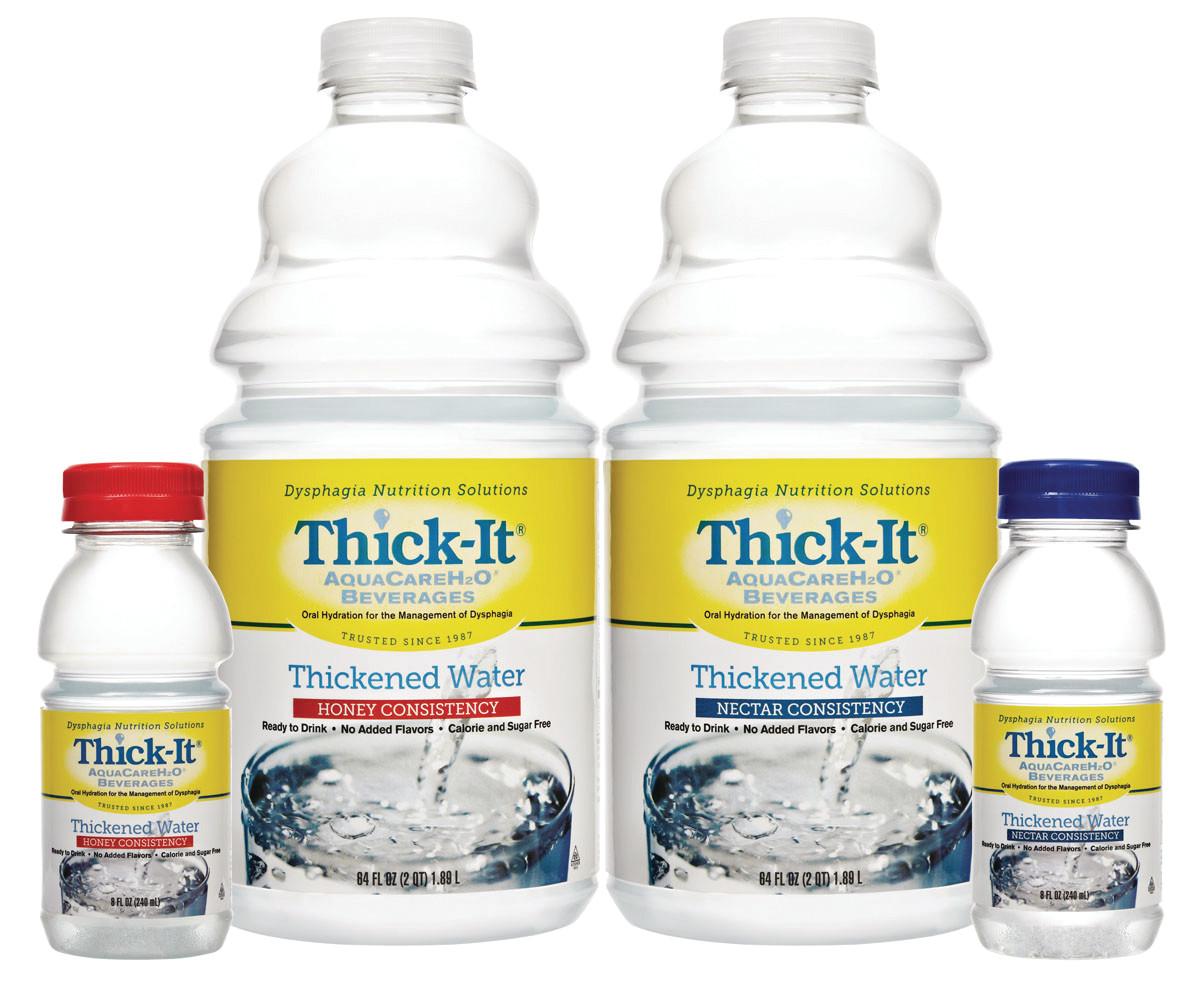 Thick-It® Aquacare H2O Pre-Thickened Cranberry Nectar Juice, Case of 24