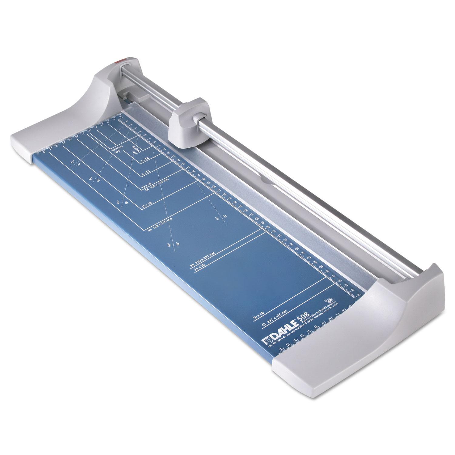 Dahle® Rolling/Rotary Paper Trimmer/Cutter, 7 Sheets, 18" Cut Length