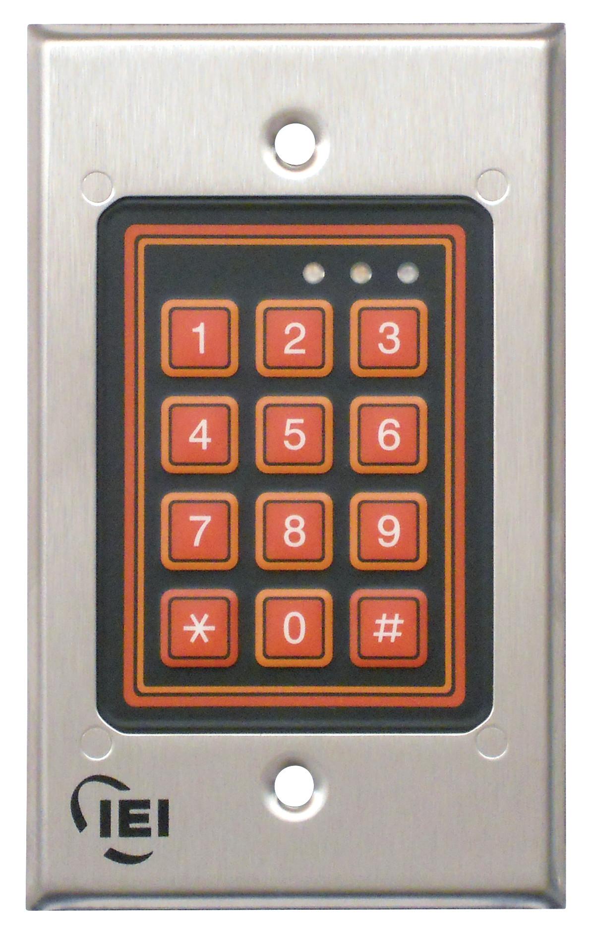 Flush-mount 120 user Indoor Single Relay Output Keypad (C9813) | Direct ...