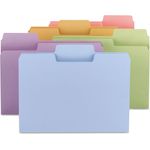 Smead SuperTab File Folders, 1/3 Cut Top Tab, Letter, Assorted Colors, 100/Box
