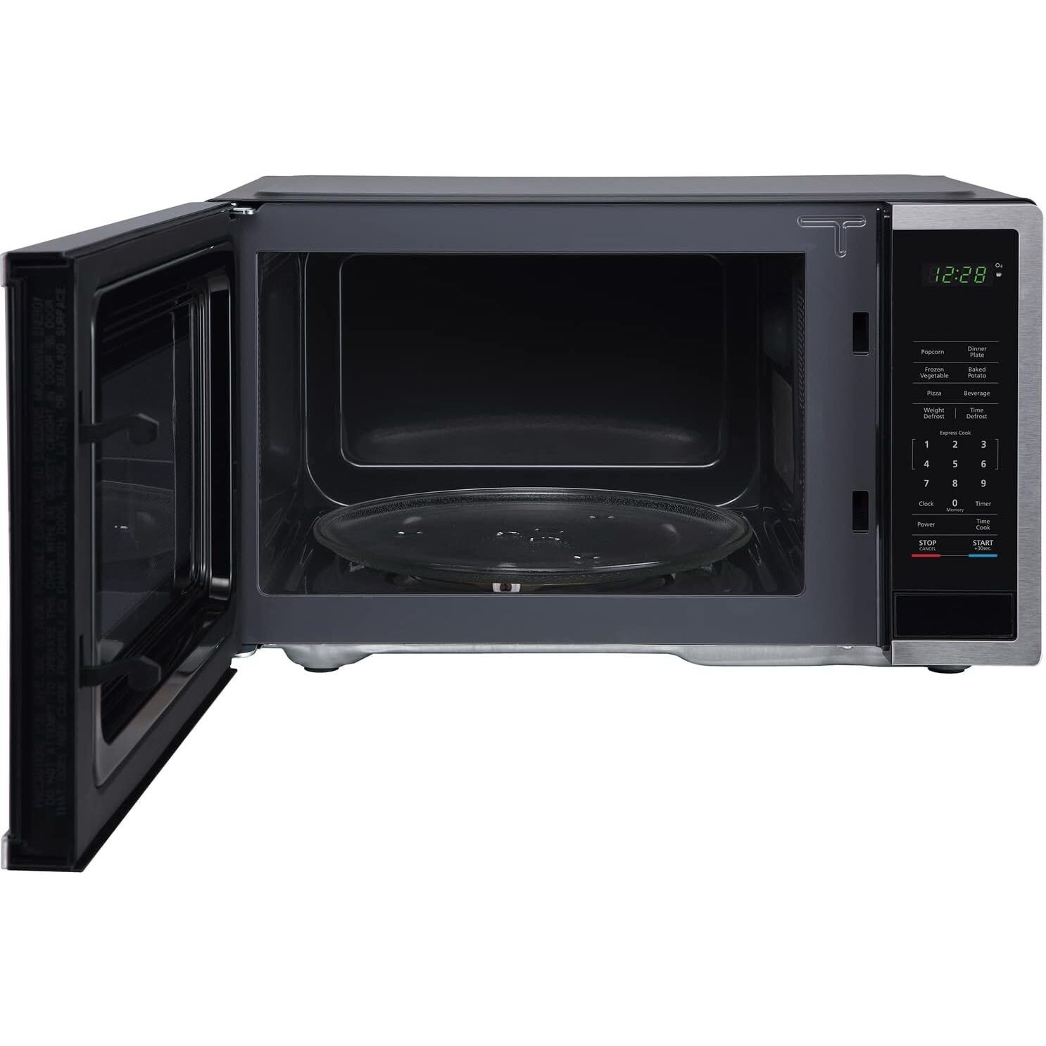 Magic Chef 1.1-Cu. Ft. 1,000-Watt Countertop Microwave Oven, Stainless Steel