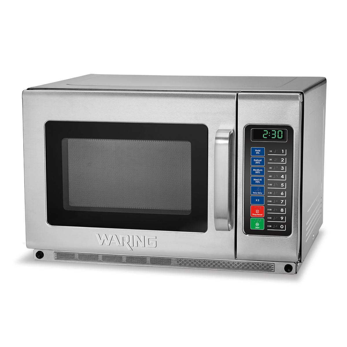 Waring WMO120 Heavy-Duty Microwave Oven, 1.2 Cubic Feet, 208/230V/1800W