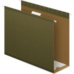 Pendaflex® Reinforced 4" Extra Capacity Hanging Folders, Letter, Standard Green, 25/Box