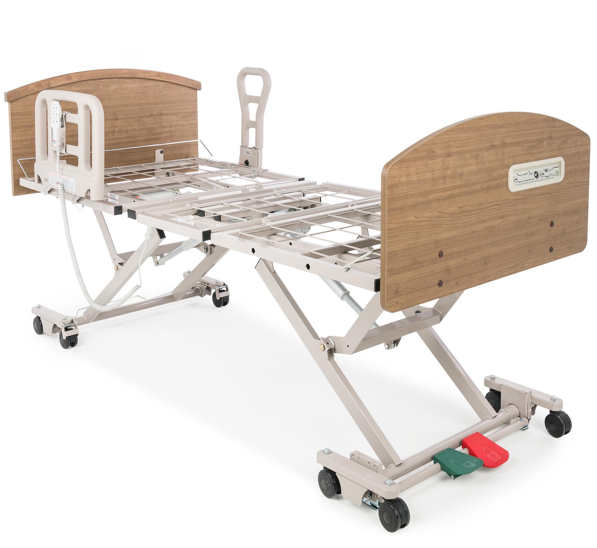 Zenith 7200 Bed, Slide-W-I-D-E Adj. Deck 35"-42" x 80"/84", Safety Lock, 550# capacity