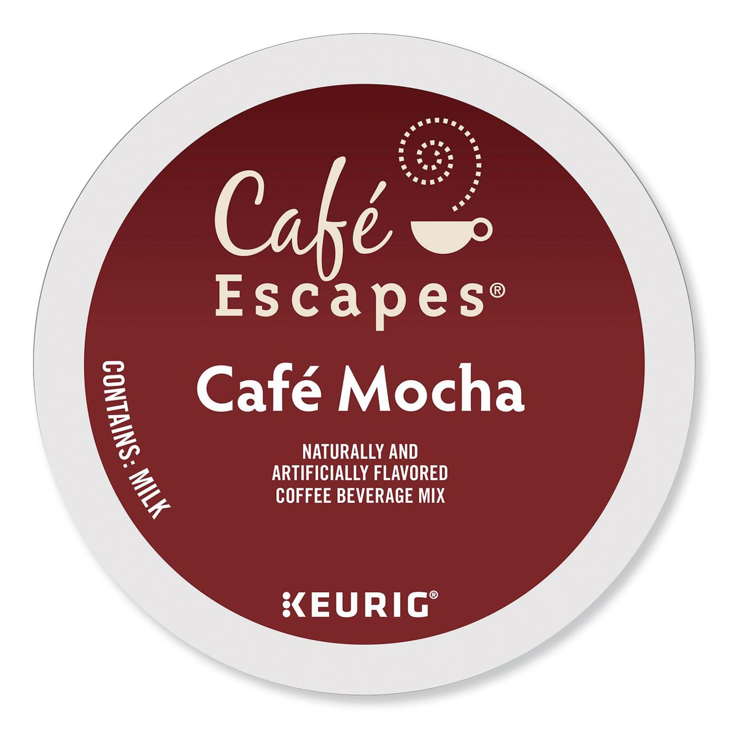 Café Escapes® Mocha K-Cups, 24/Box, 96/Carton