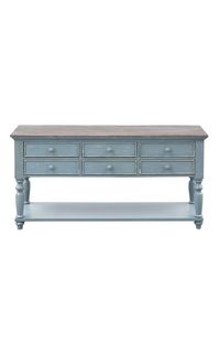 Pocola 6-Drawer Console Table