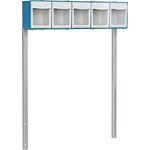 5 Bin Organizer with Accessory Bridge for Attendant® Medical Cart
