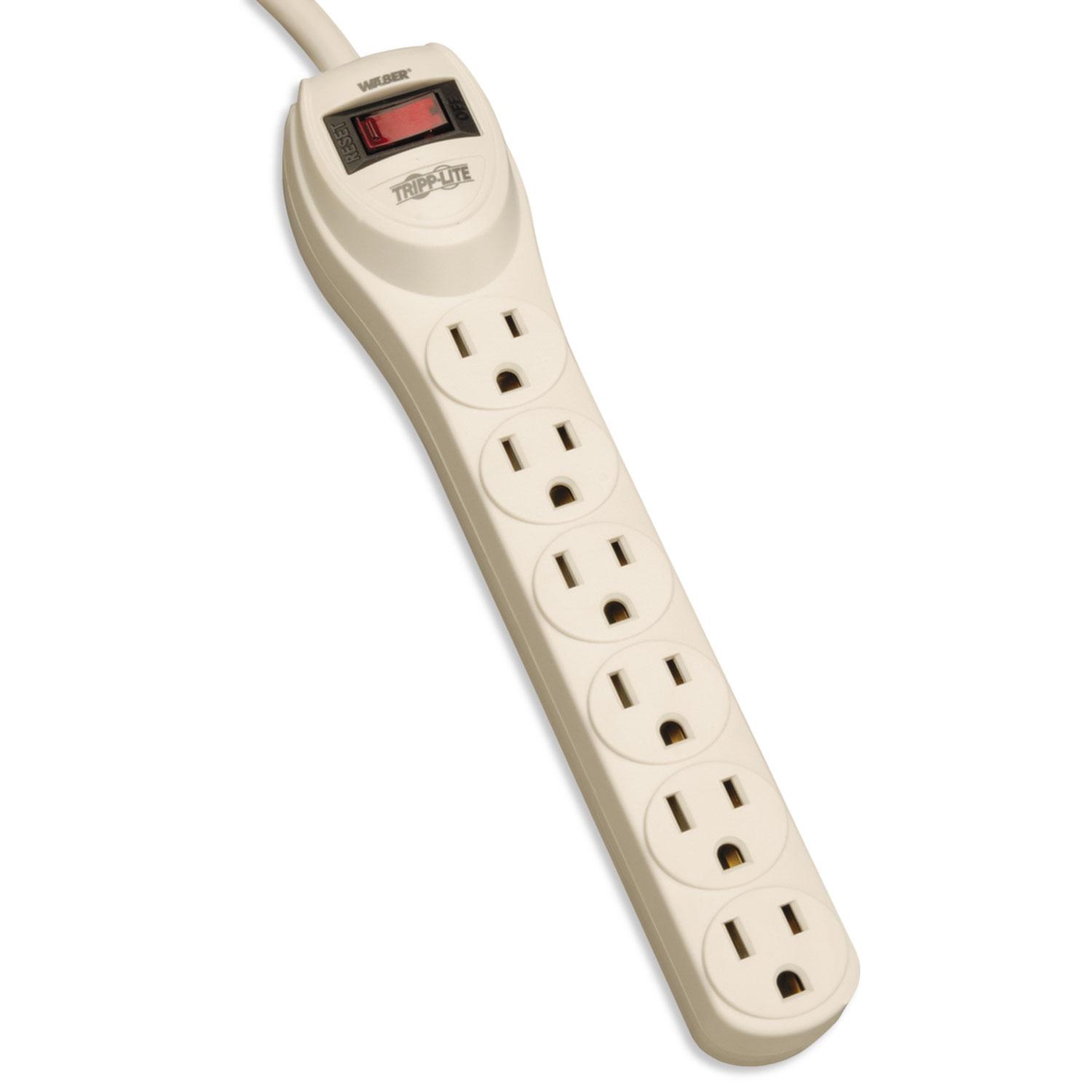 6-Outlet Industrial Power Strip 4Ft