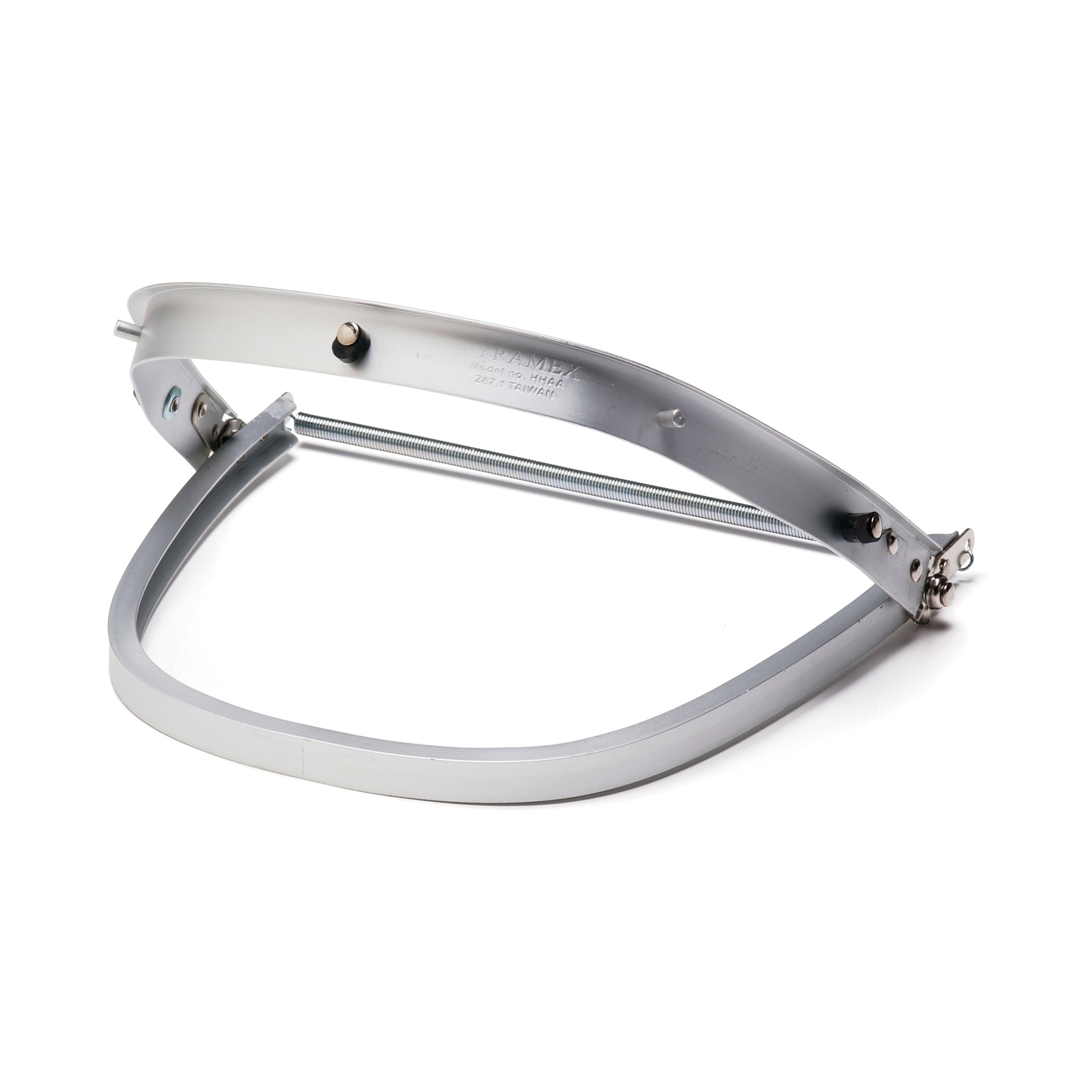 Pyramex® HHAA Cap Style Hard Hat Adapter, Aluminum, Silver