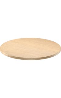 Thermolaminate Tabletop with Full Bullnose Edge, 42" Round