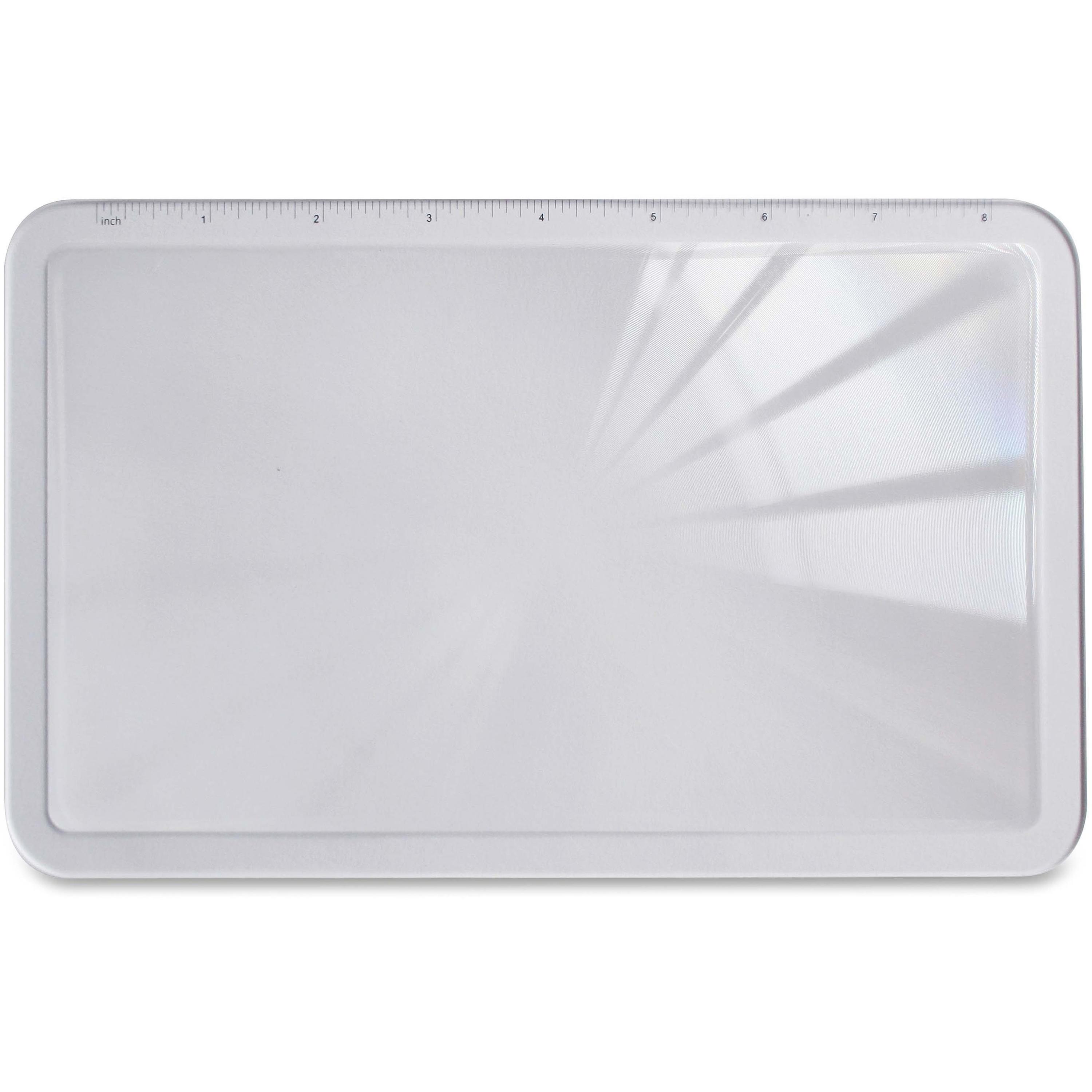 Handheld Magnifier, 2X Main, 5-3/4"W x 9-3/4"H