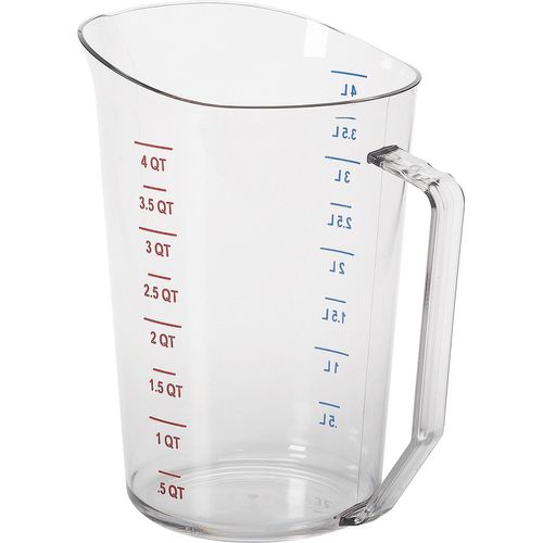 4-Ounce Measuring Cup 4oz 3 Pack for Mixing Garden Measure Clear