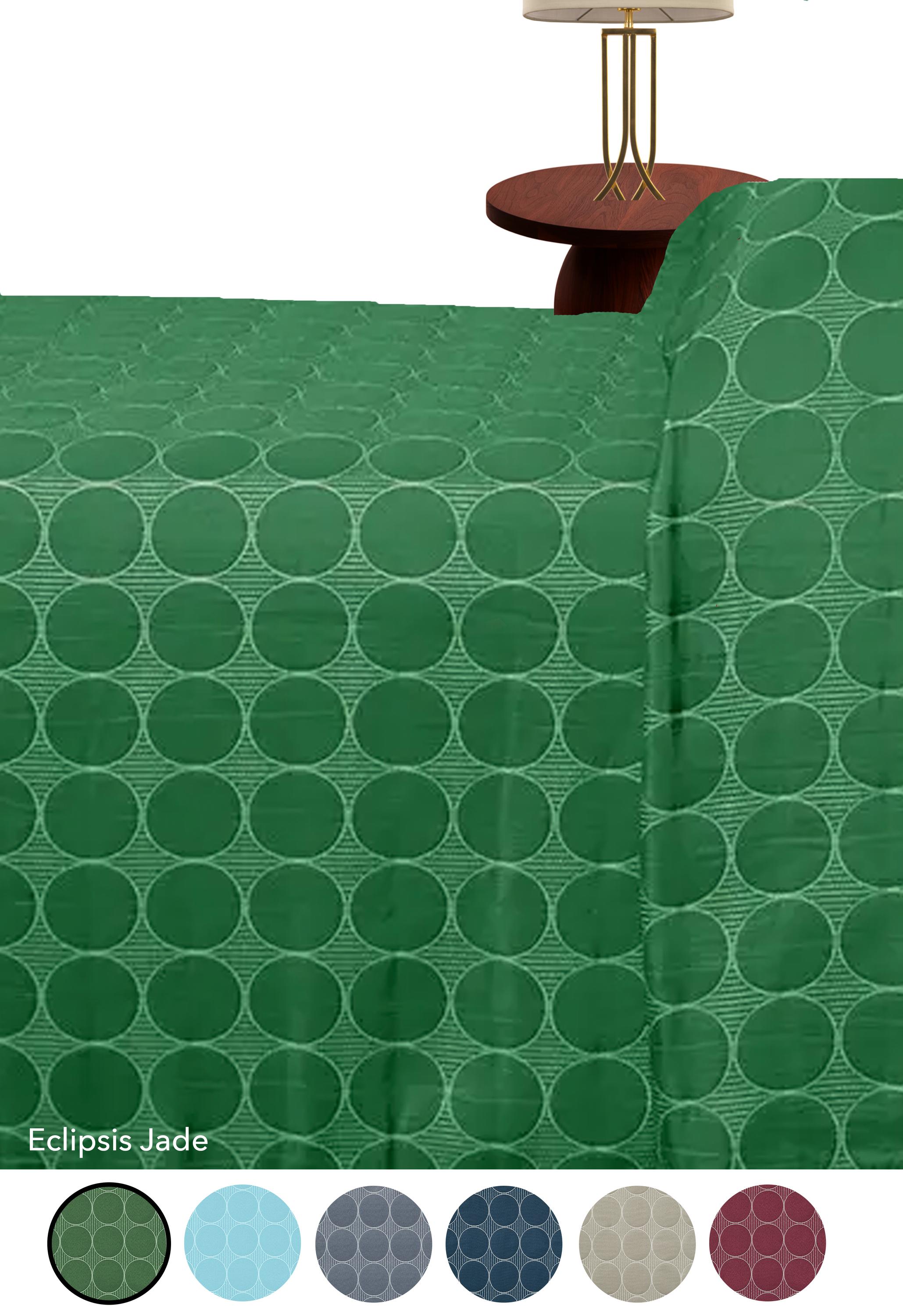 Direct Supply® Textiles® Eclipsis Non-Quilted Bedspread, Fitted, 74"W x 108"L, Jade