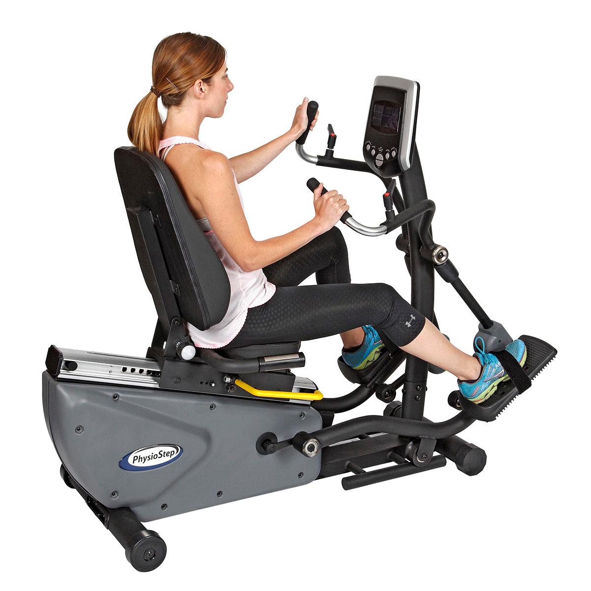 recumbent elliptical trainer