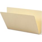 Smead Folders, Straight Cut, Single-Ply Extended End Tab, Legal, Manila, 100/Box