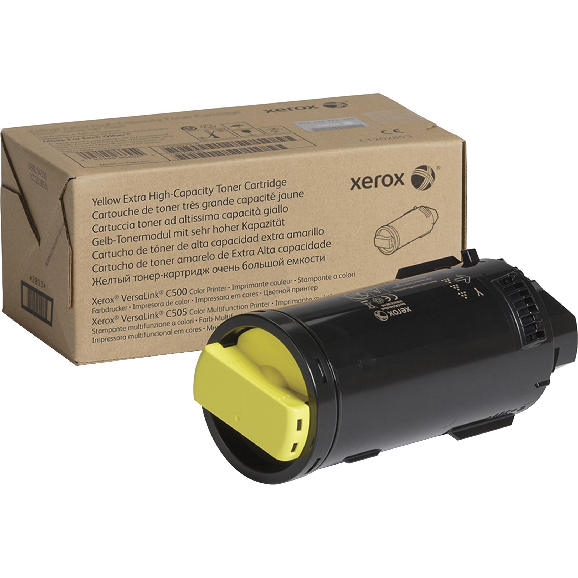 Toner Cartridge, f/VersaLink C500/C505, 9,000 Pg Yd, Yellow