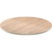 Laminate Tabletop with T-Mold Vinyl Edge, 36" Round