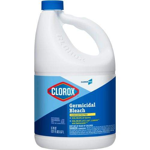 CloroxPro Clorox Germicidal Bleach, Concentrated, 121 Ounce