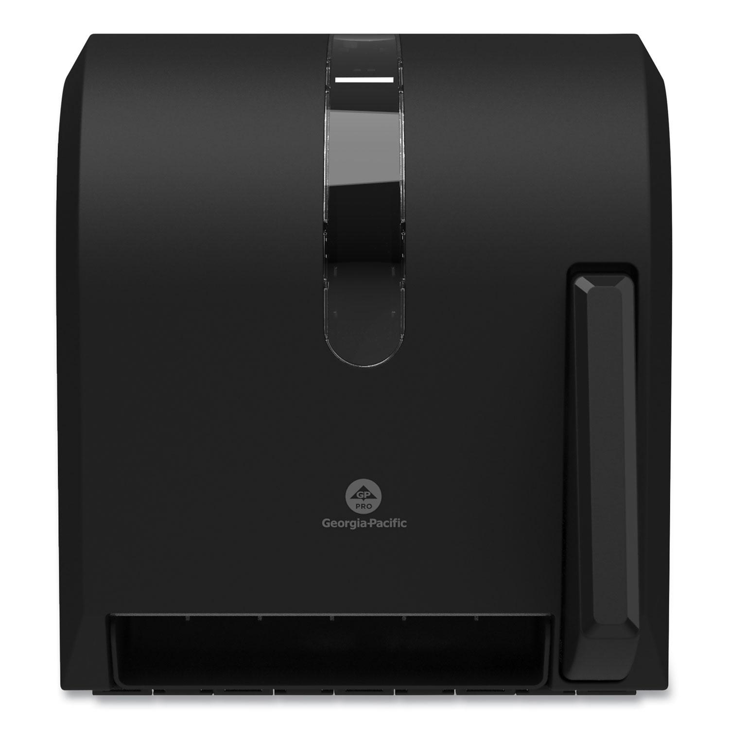 Georgia Pacific® Professional Hygienic Push-Paddle Roll Towel Dispenser, Translucent Smoke