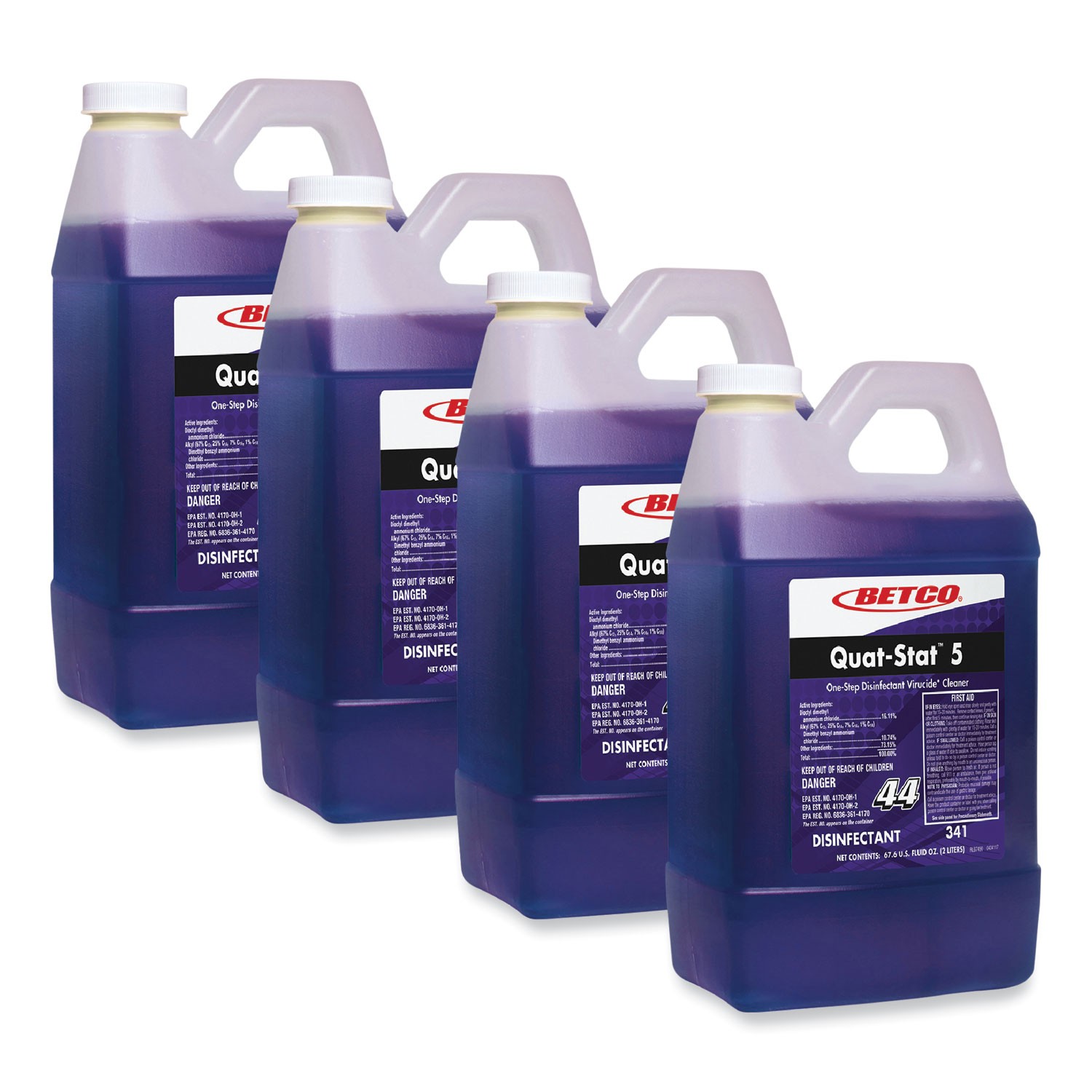 Betco Quat-Stat 5 Disinfectant Gallon (H6H76) | Direct Supply