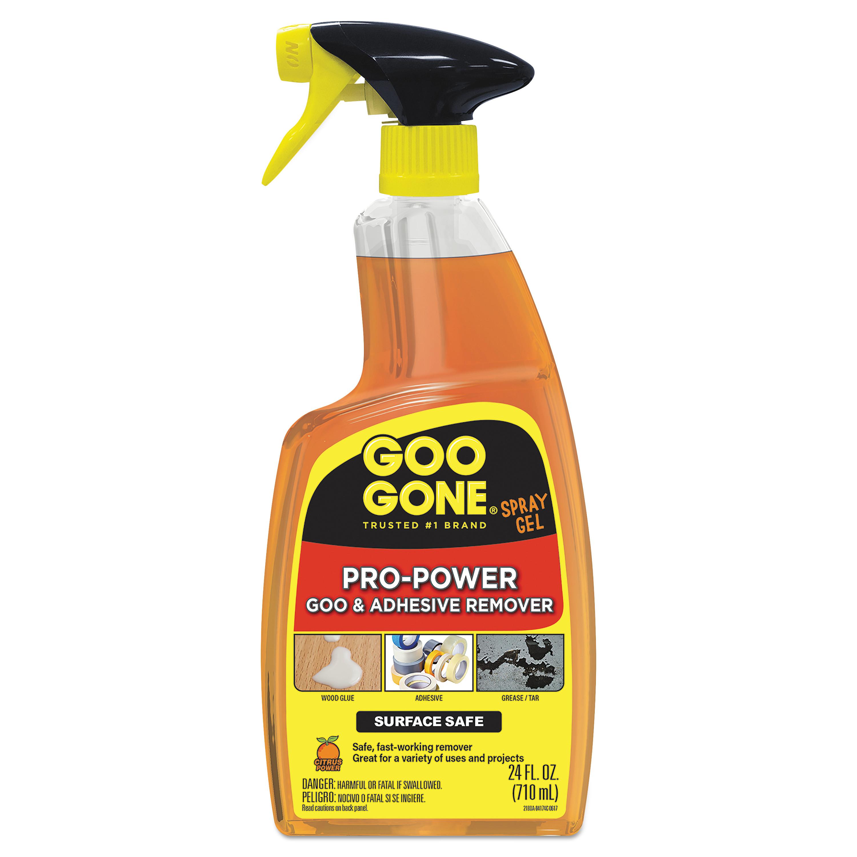 Goo Gone® Pro-Power Cleaner, Citrus Scent, 24 oz Bottle, 4/Carton