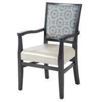Ridgeland Accent Armchair with Outback Design and Casters