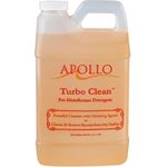 Apollo Turbo Clean Pre-Disinfectant Detergent, ½-Gallon Bottle, Case of 4