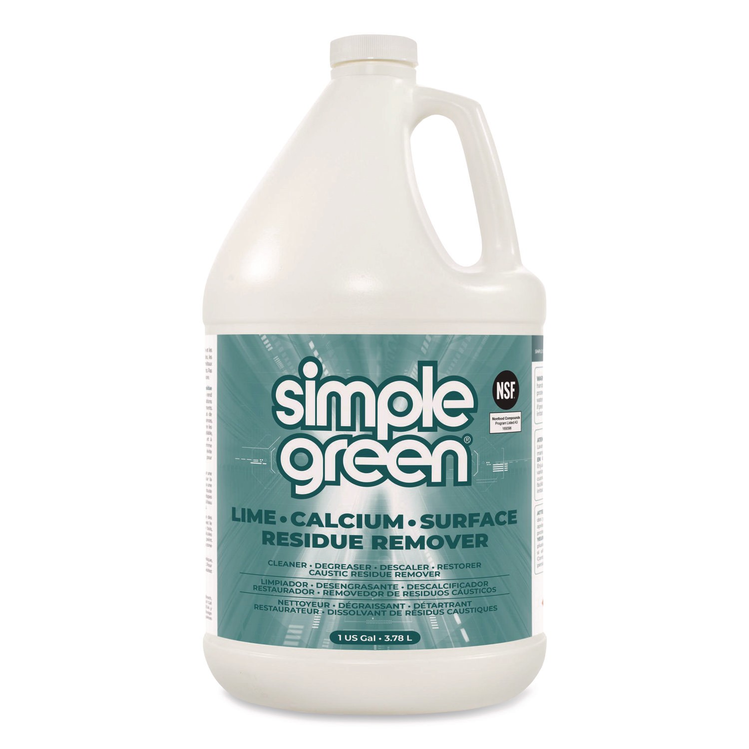 Lime Calcium Surface Residue Remover, 1 gal Bottle, 6/Carton