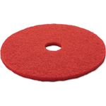 3M Floor Pad, 20", Buffing, 5100, Red